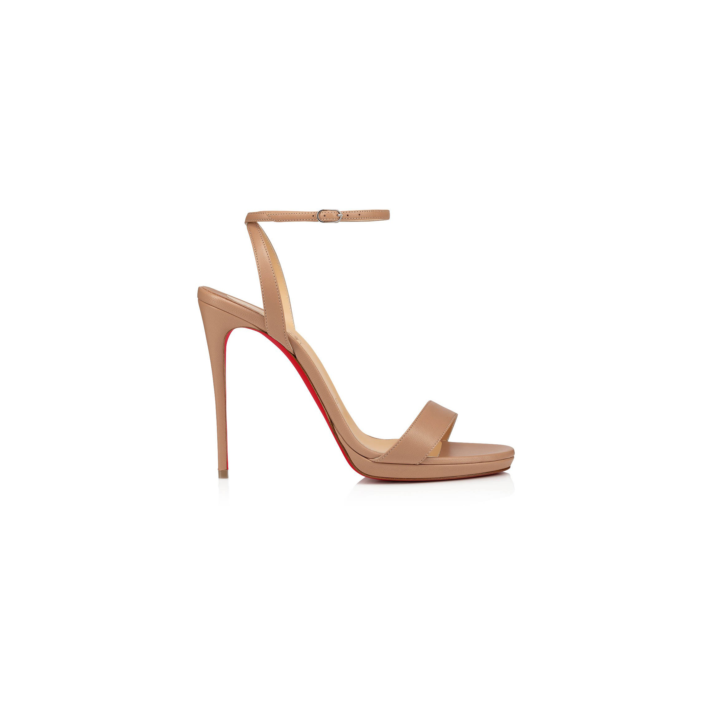 Ch**an louboutin loubi queen 120 mm sandals-nappa leather-blush-women 1191582pk1a